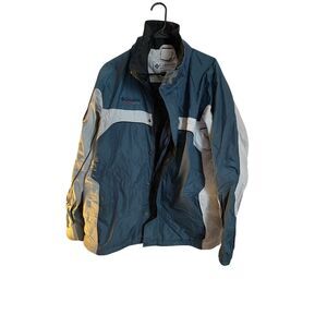Columbia Men's 3-in-1 Blue Jacket Size M Fleece Lined Outdoor Coat